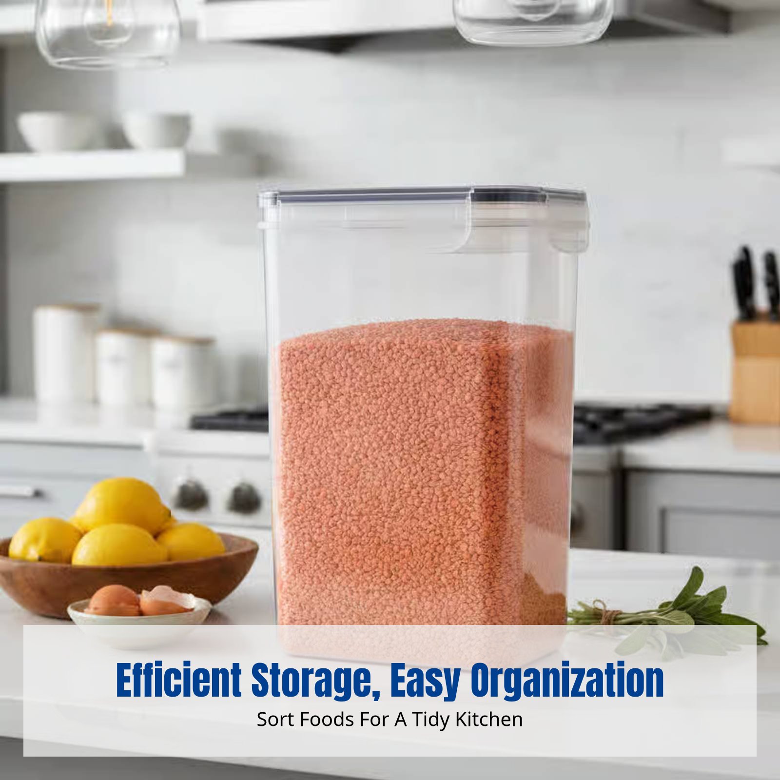 Food Storage Containers Set - Set di Contenitori Ermetici per Alimenti,