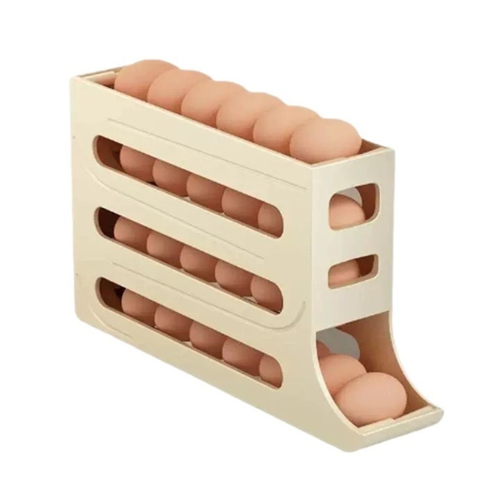 Egg Storage Holder - Nuova Scatola in Plastica per la