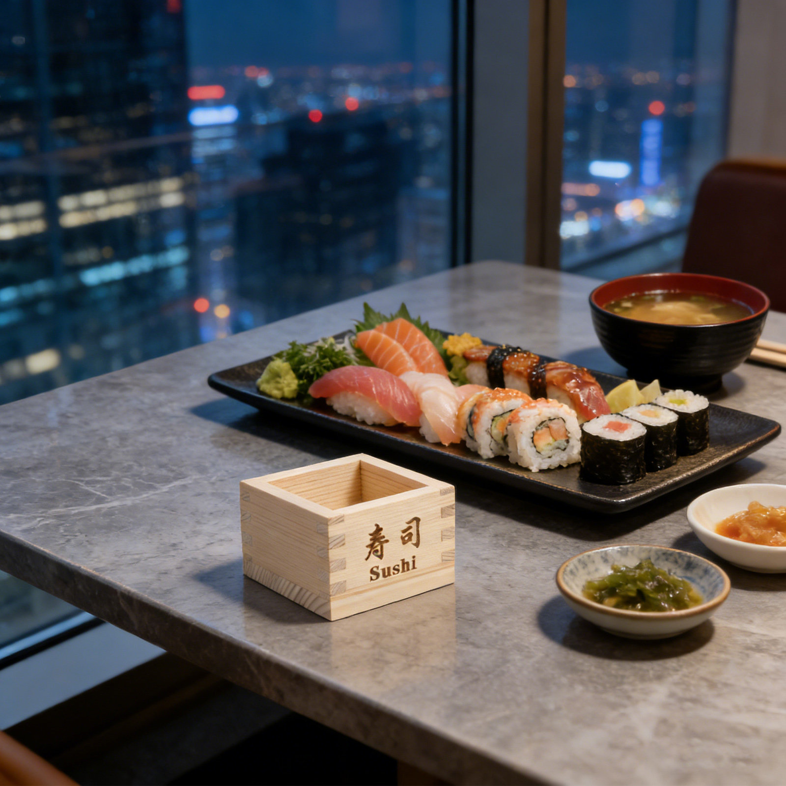 Food Storage Square Containers - Coppa per Sake Giapponese Masu, Scatola