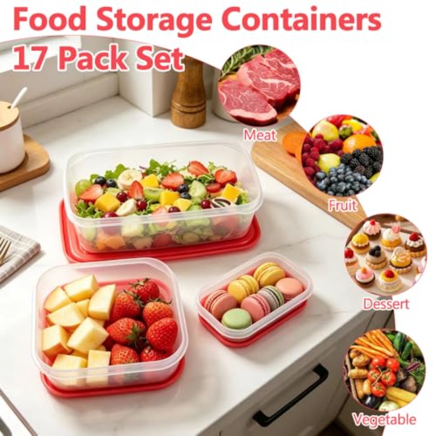 Set di 17 Contenitori per Alim - Food Storage Containers Set recensione e prezzo