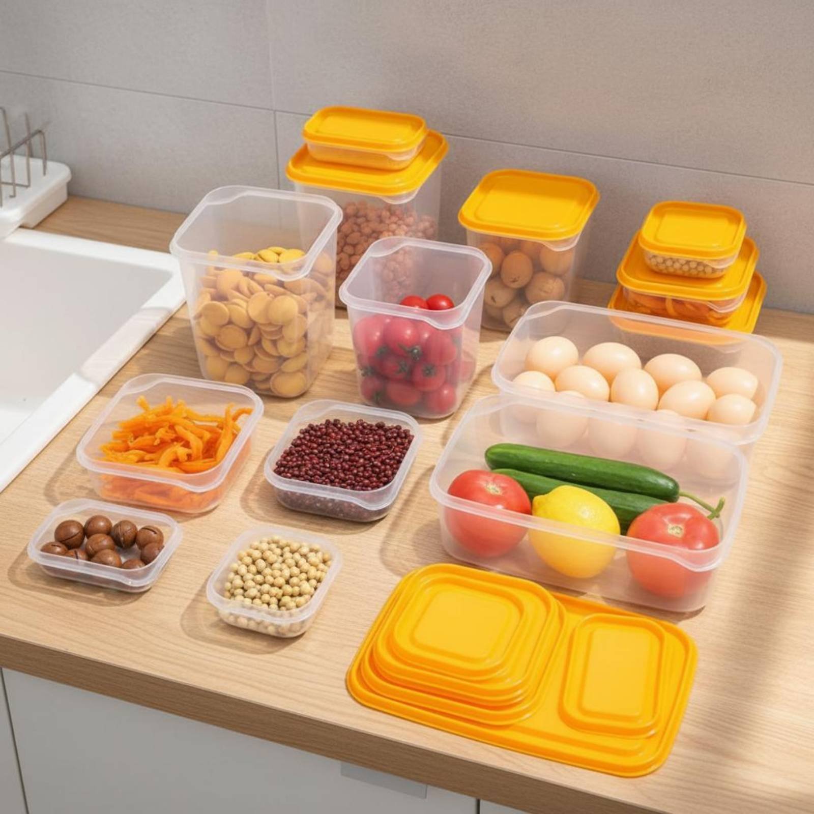 Set di 17 Contenitori per Frig - Food Storage Containers Set recensione e prezzo