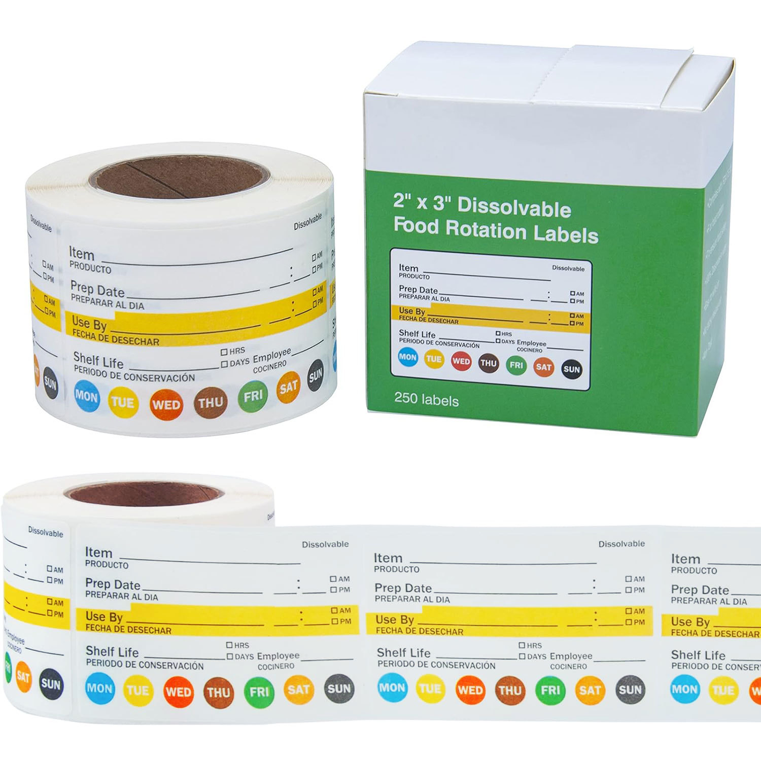 250 Pezzi/Rotolo Etichette Ade - Food Storage Label recensione e prezzo