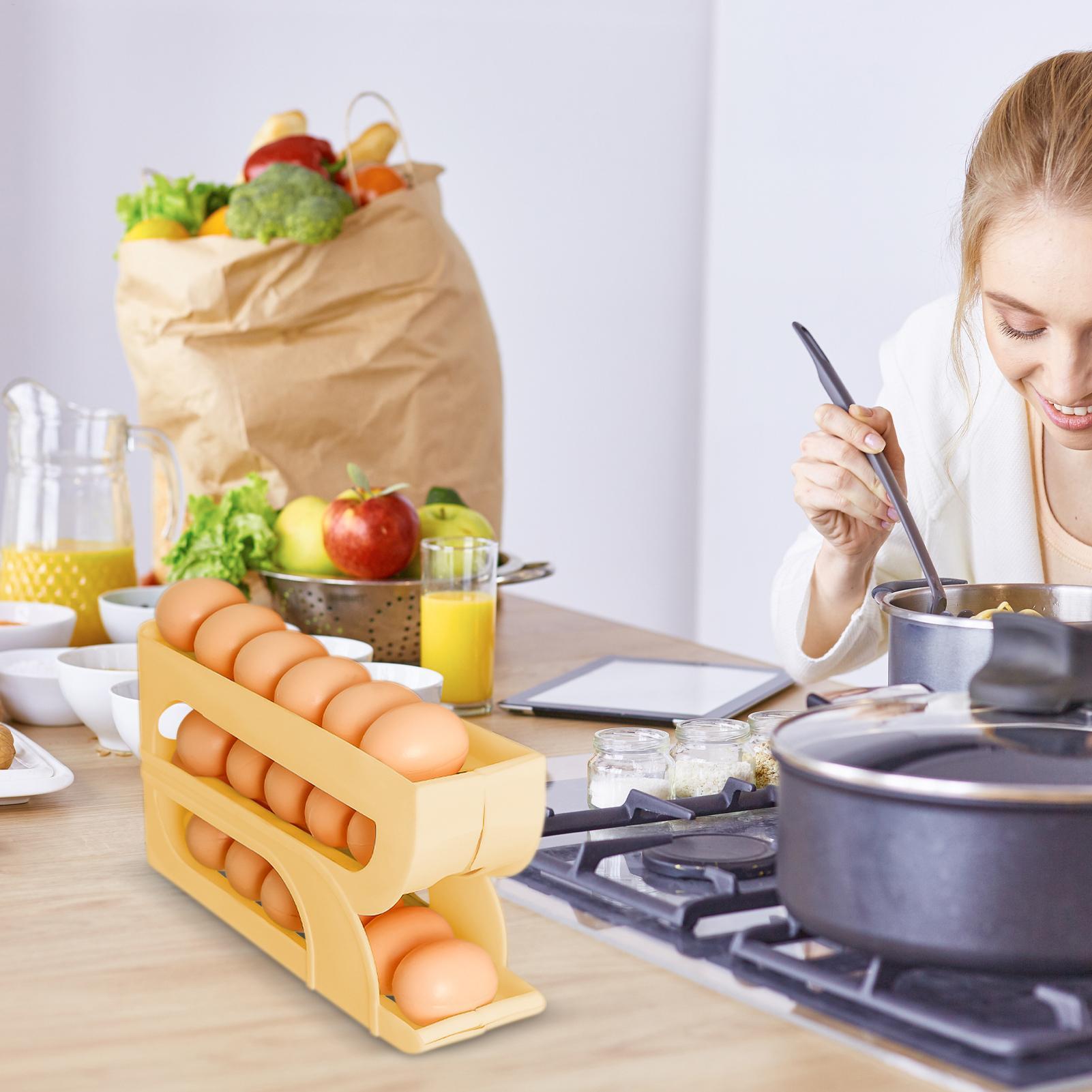 Portauova Automatico Nuovo per - Egg Storage Holder recensione e prezzo