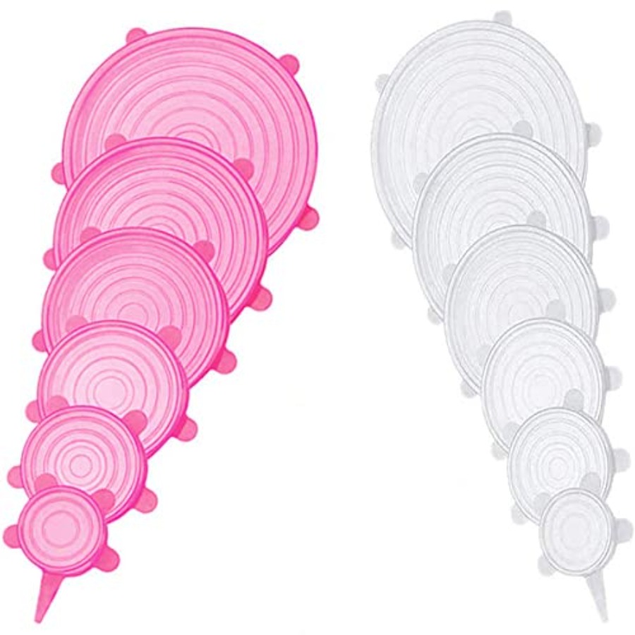 Set di 12 coperchi elastici in - Silicone Stretch Lid recensione e prezzo
