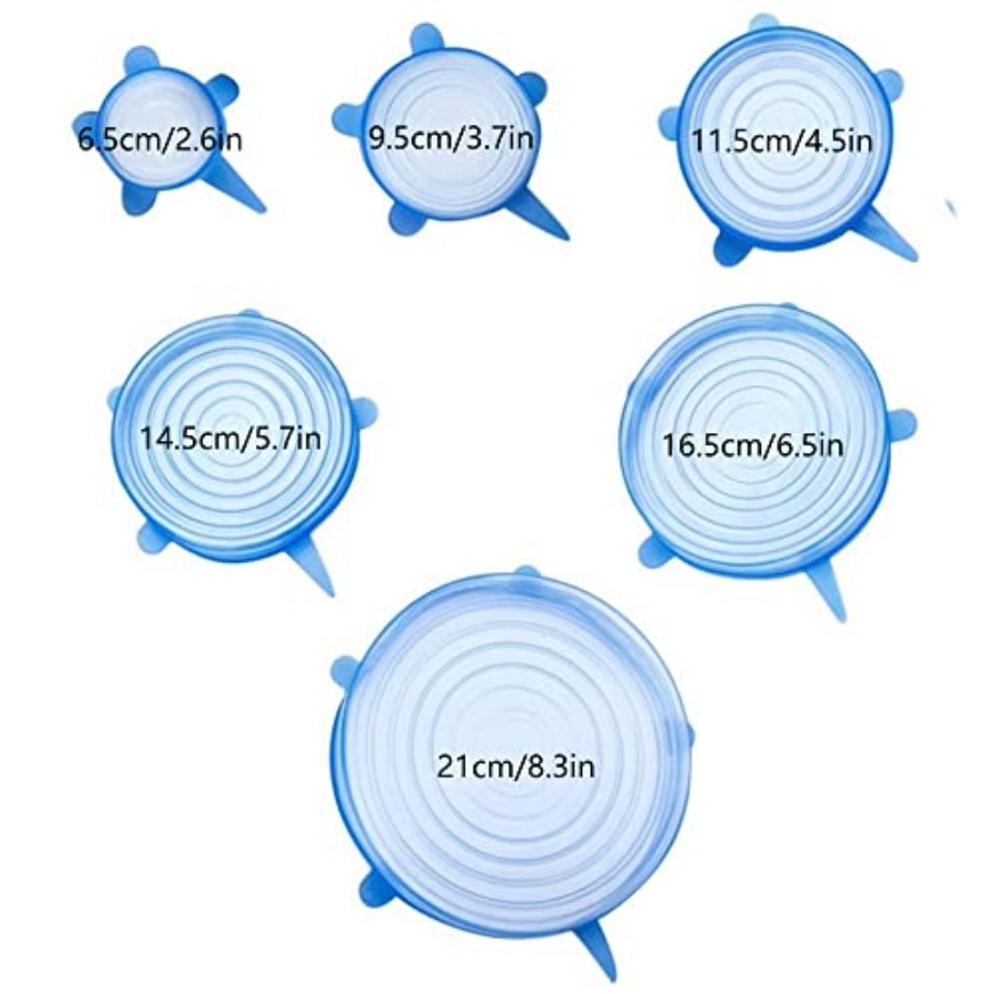 Set di 12 coperchi elastici in - Silicone Stretch Lid recensione e prezzo