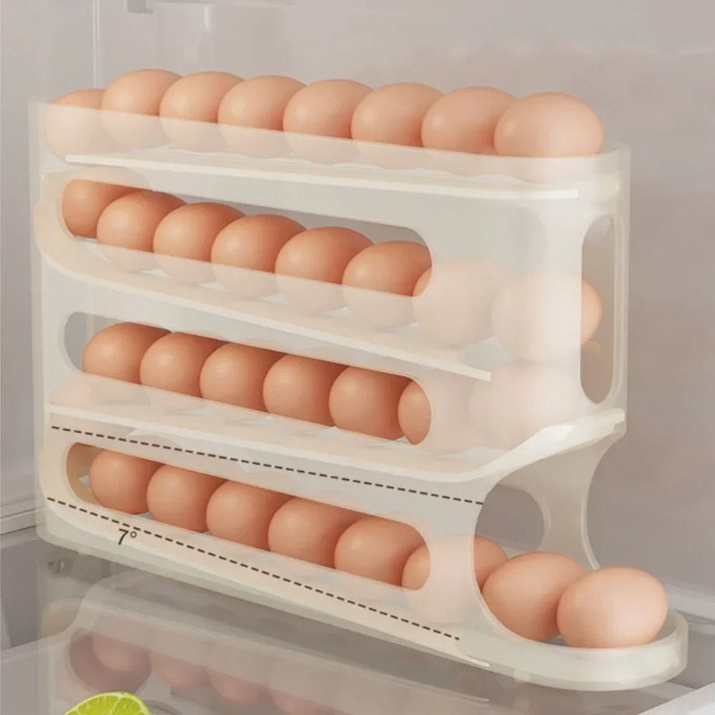 Portauova Automatico a 4 Livel - Egg Storage Holder recensione e prezzo