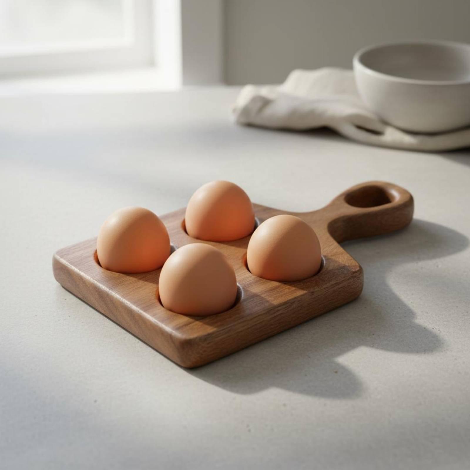 Portauova in Legno di Faggio c - Egg Storage Holder recensione e prezzo