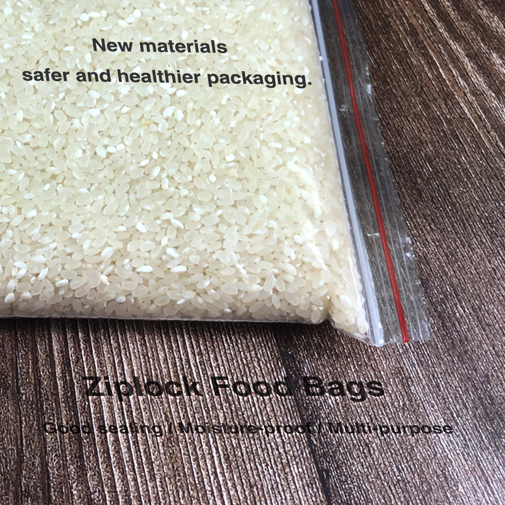 100 pz/pacco sacchetti richiud - Food Storage Zip Lock Bags recensione e prezzo