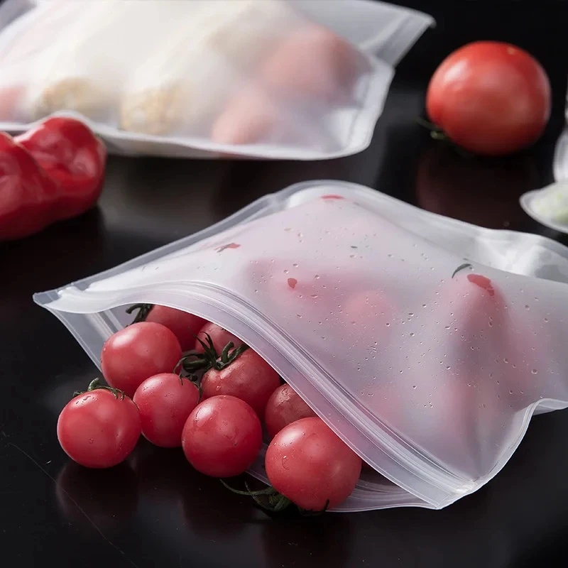 1-4 pezzi di sacchetti in sili - Food Storage Zip Lock Bags recensione e prezzo