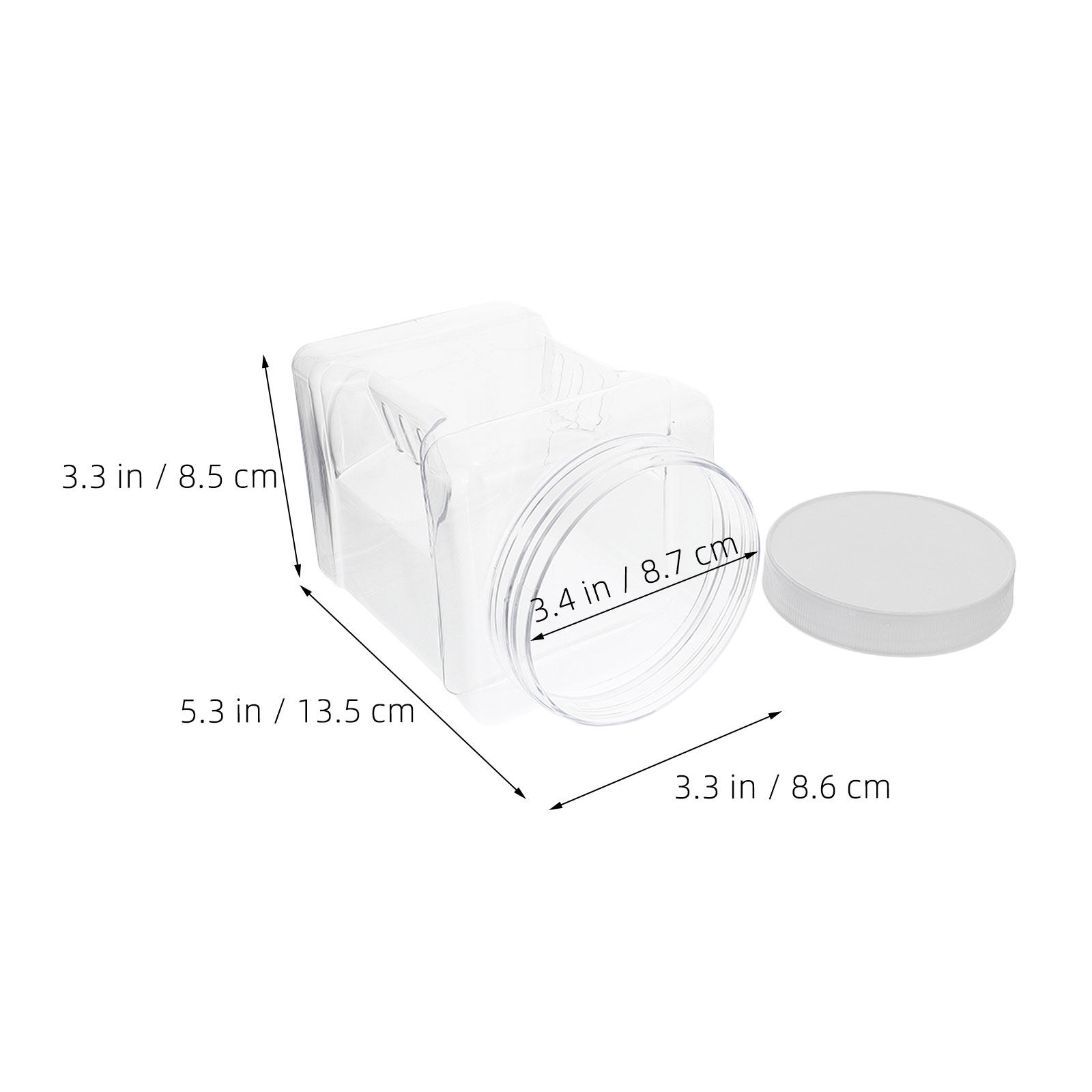 6 Barattoli Quadrati Trasparen - Food Storage Square Containers recensione e prezzo