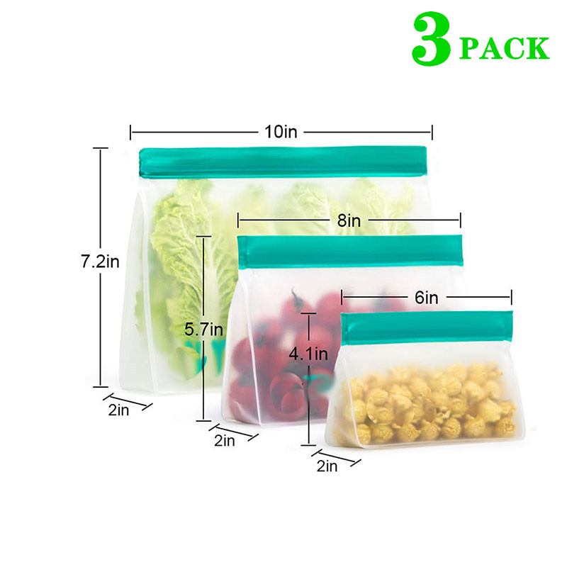 Borsa riutilizzabile per la co - Food Storage Zip Lock Bags recensione e prezzo